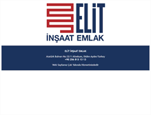 Tablet Screenshot of elitinsaat.com.tr